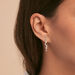 Boucles d'oreilles pendantes PLEIADES - Cristal / Argenté - Boucles d'oreilles  | Agatha