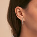 Boucles d'oreilles pendantes PLEIADES - Cristal / Argenté - Boucles d'oreilles  | Agatha