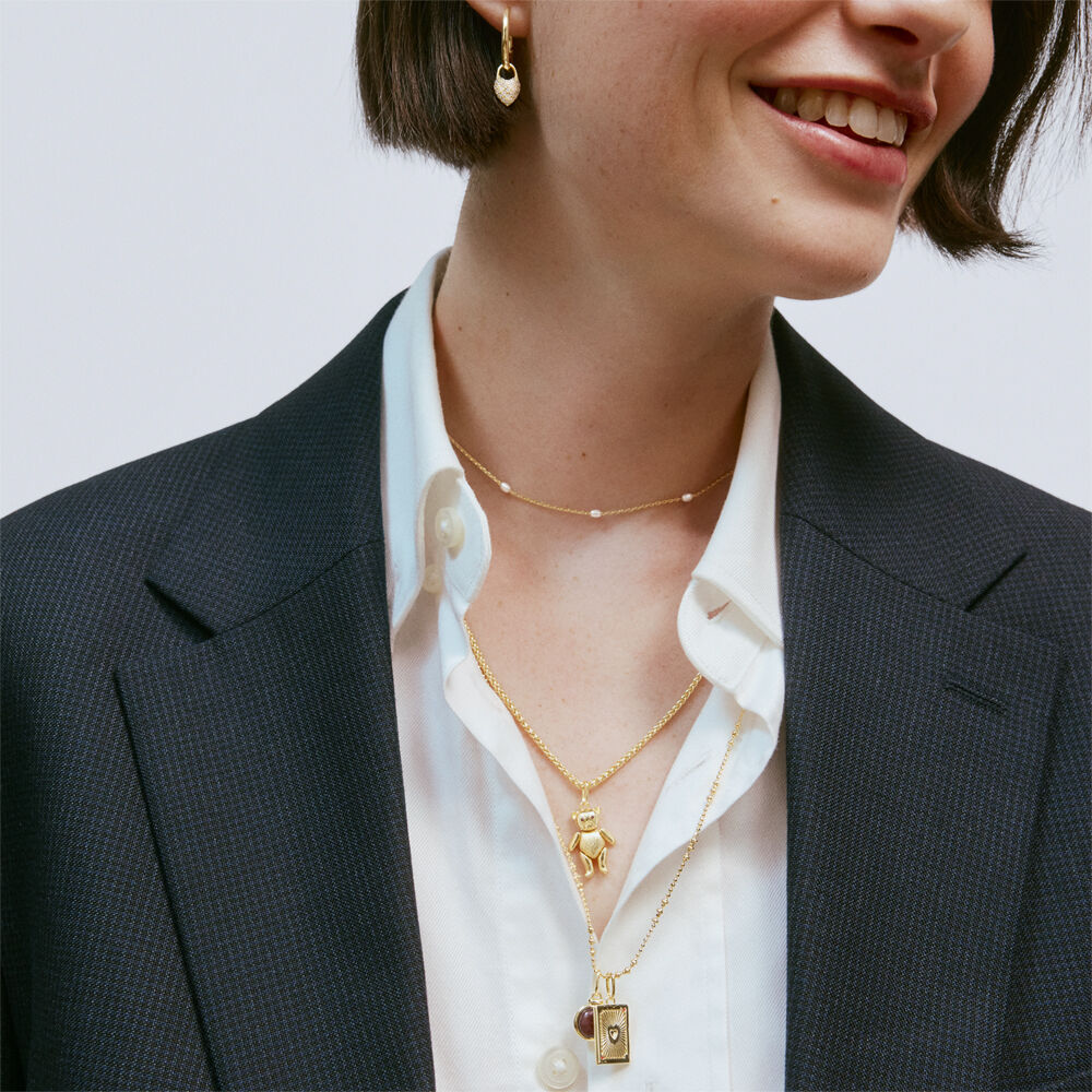 Pendentif OURS - Marron / Dor&eacute; - Nouveaut&eacute;s  | Agatha