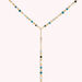 Sautoir SEDUCTION - Bleu / Doré - Colliers  | Agatha