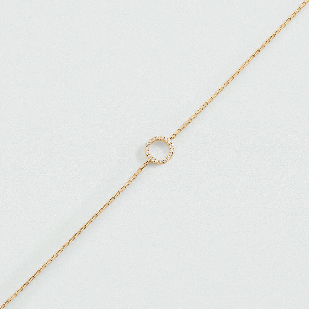 Bracelet souple RONDOU - Cristal / Dor&eacute; - Bracelets fantaisie  | Agatha