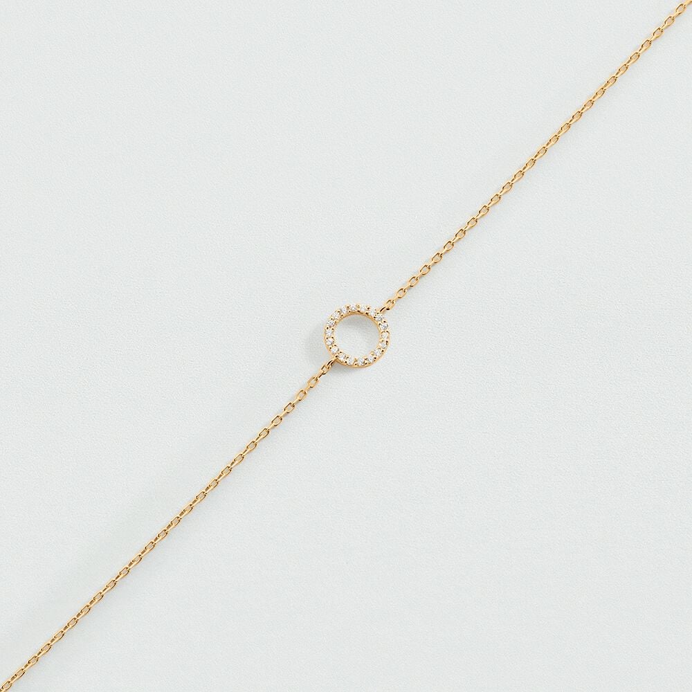 Bracelet souple RONDOU - Cristal / Doré - Bracelets fantaisie  | Agatha