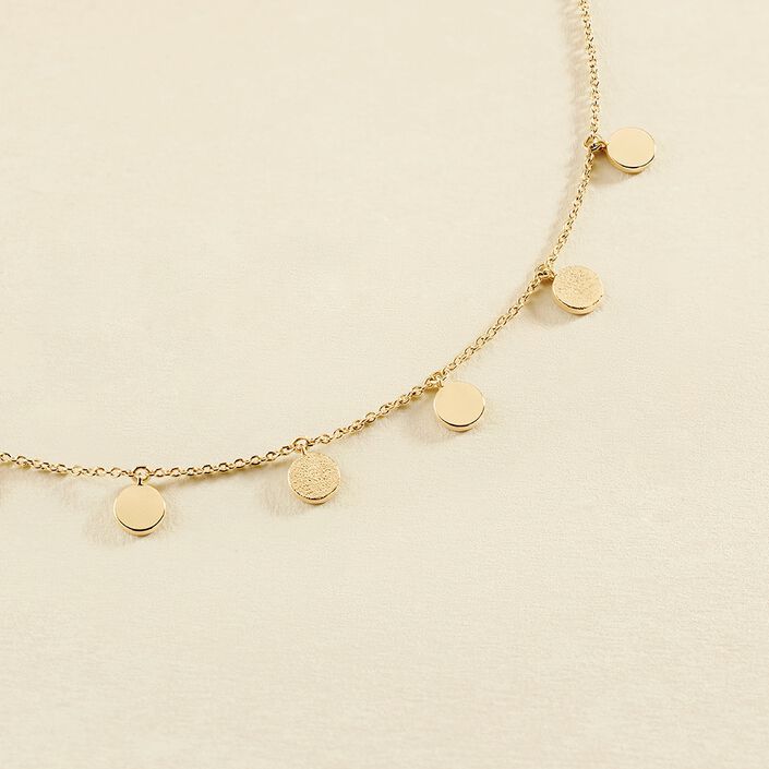 Collier ras du cou O'SOLEIL - Doré - Colliers  | Agatha