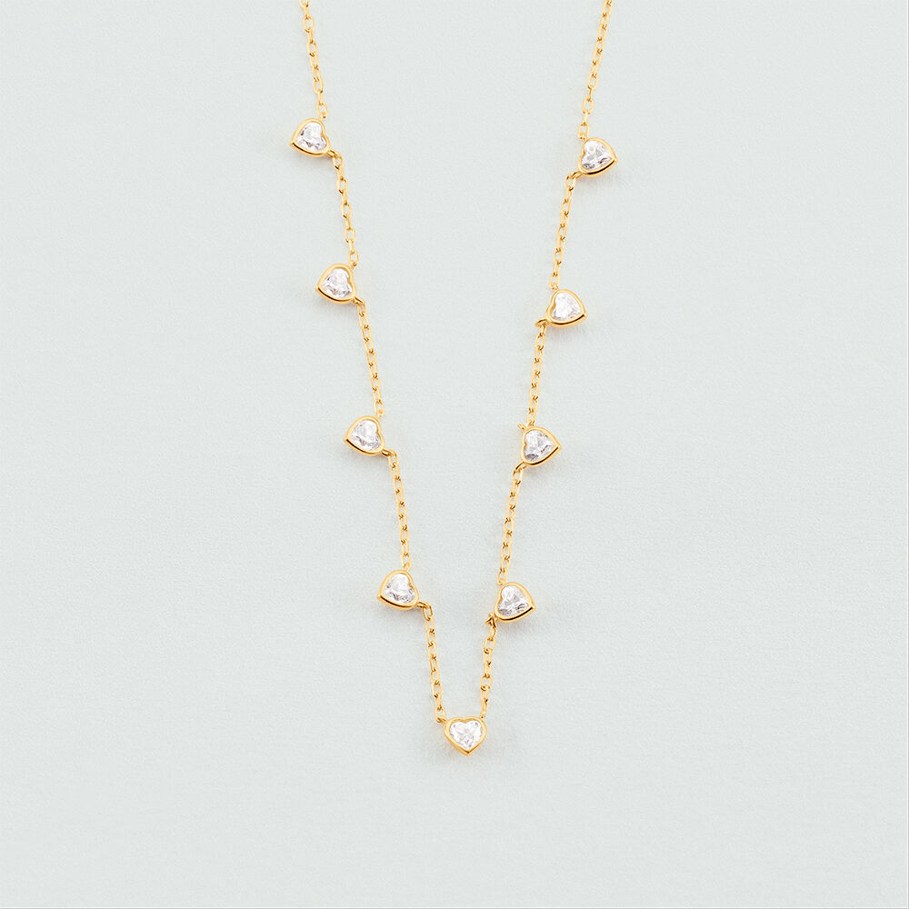 Collier ras du cou ADOREE - Cristal / Doré - Colliers fantaisie  | Agatha