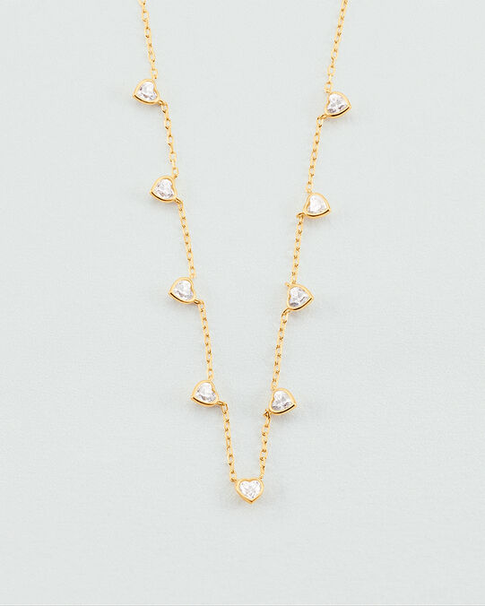 Collier ras du cou ADOREE - Cristal / Doré - Colliers fantaisie  | Agatha Collier ras du cou ADOREE - Cristal / Doré - Colliers fantaisie  | Agatha