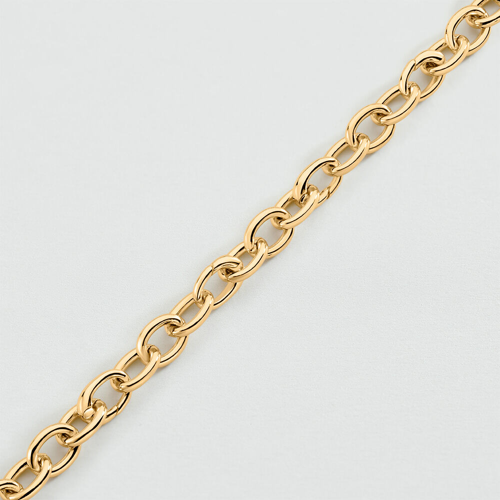 Bracelet souple CHA&Icirc;NE FOR&Ccedil;AT - Dor&eacute; - Bracelets souples  | Agatha