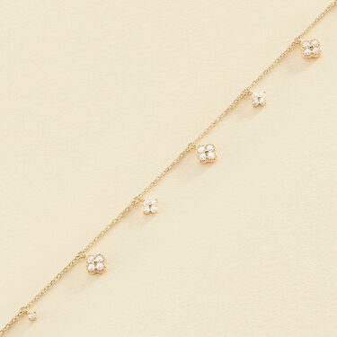 Bracelet souple BELOVED - Cristal / Doré - Bracelets  | Agatha