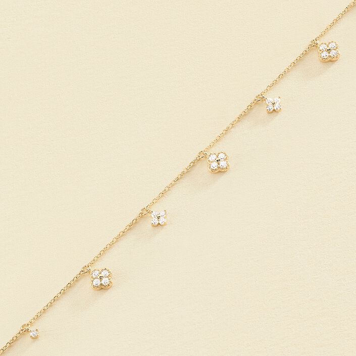 Bracelet souple BELOVED - Cristal / Doré - Bracelets  | Agatha