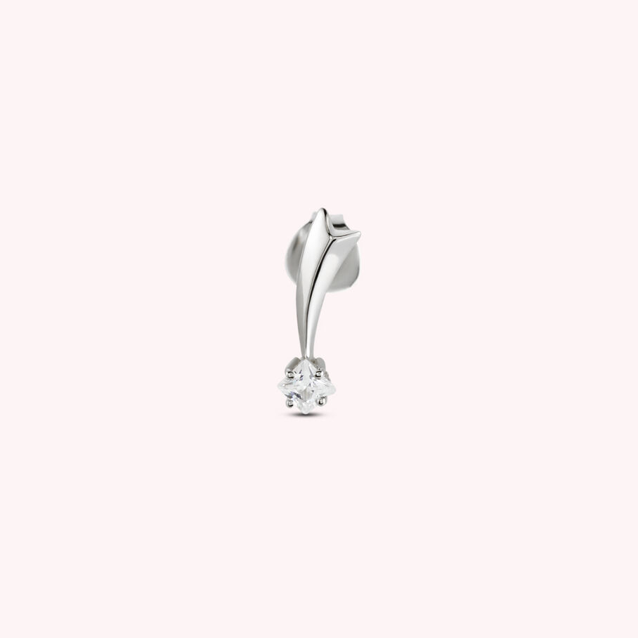 Piercing puce FILANTE - Cristal / Argenté - Piercings  | Agatha