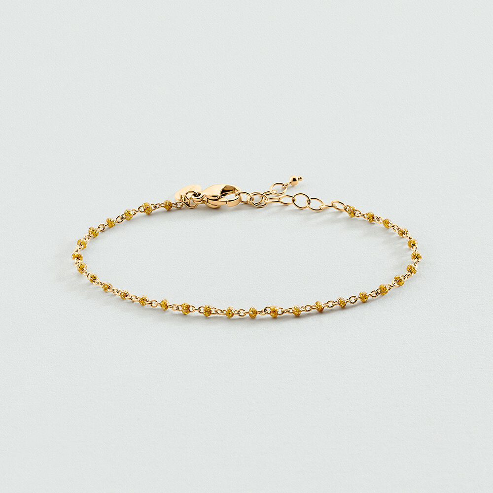 Bracelet souple SMARTY - Doré / pailletté - Bracelets  | Agatha