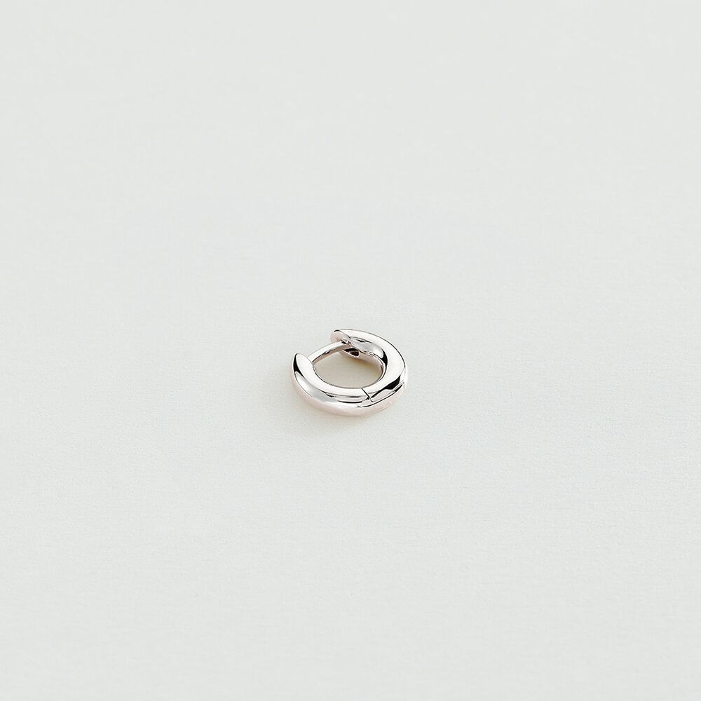 Piercing créole DODUE - Argenté - Bijoux sans pierre  | Agatha