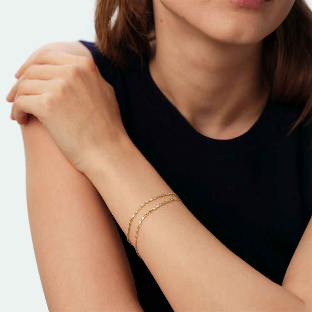 Bracelet souple JUSSIEU - Dor&eacute; - Bracelets souples  | Agatha