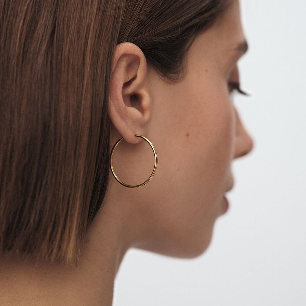 Créoles CREOLA - Doré - Boucles d'oreilles fantaisies  | Agatha