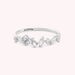 Bague fine PLEIADES - Cristal / Argenté - Bagues  | Agatha