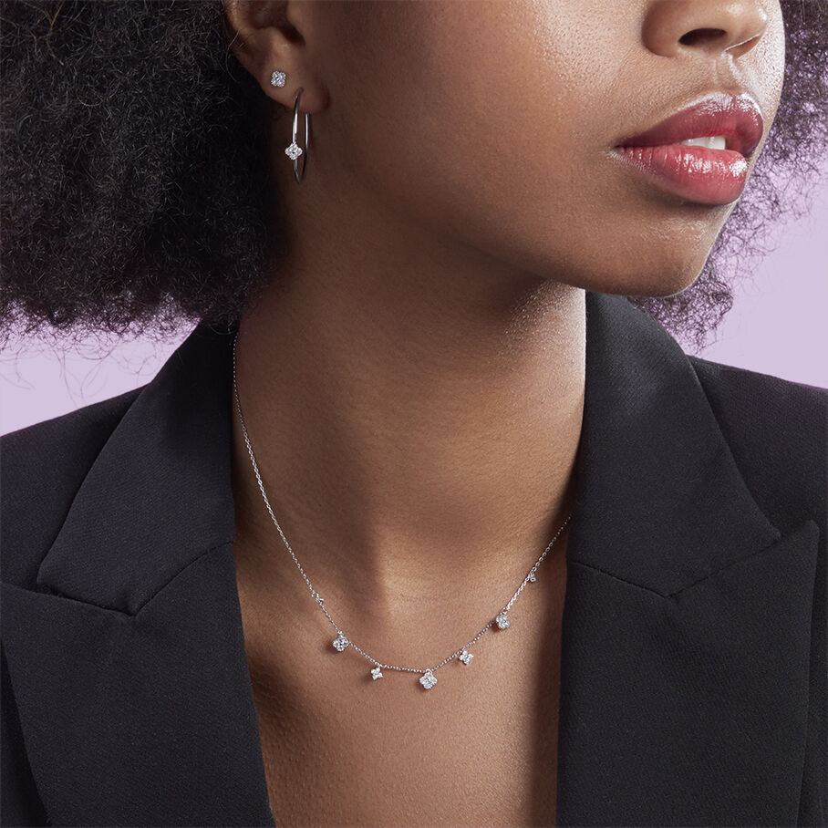 Collier ras du cou BELOVED - Cristal / Argenté - Colliers  | Agatha