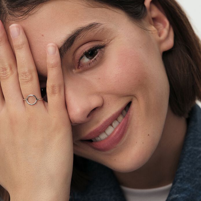 Bague fine PHILRING - Argenté - Bagues  | Agatha