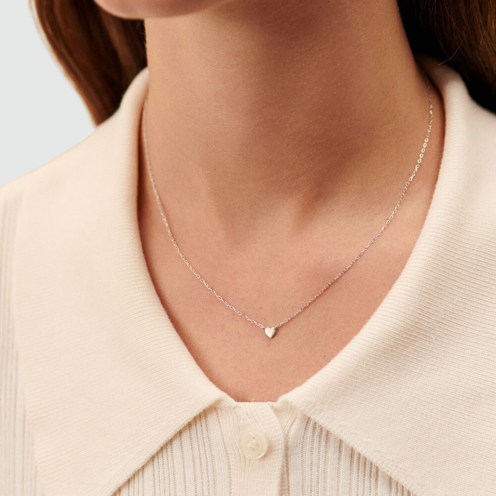 Collier ras du cou WITH LOVE - Argent&eacute; - Colliers fantaisie  | Agatha