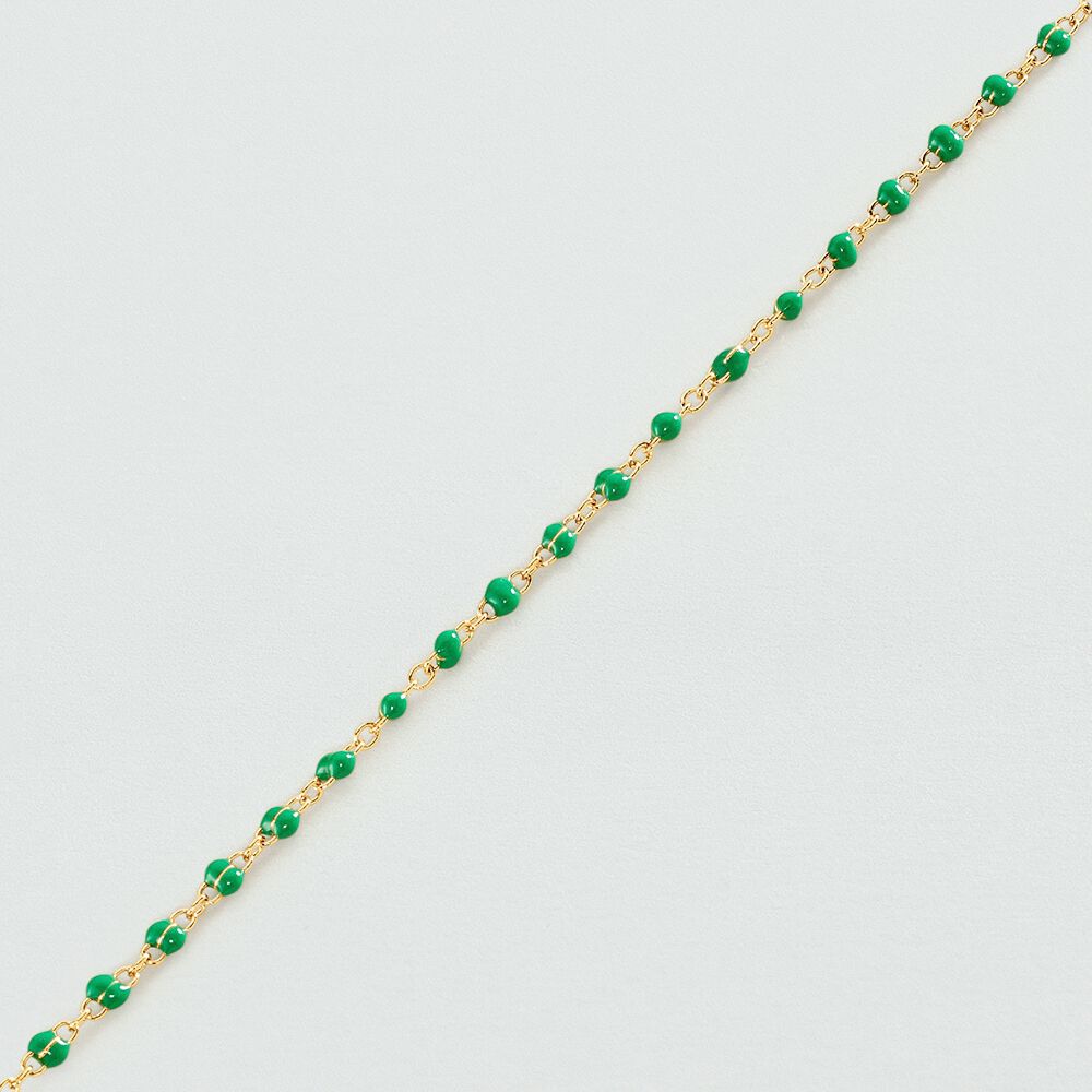 Bracelet souple SMARTY - Vert / Doré - Bracelets fantaisie  | Agatha