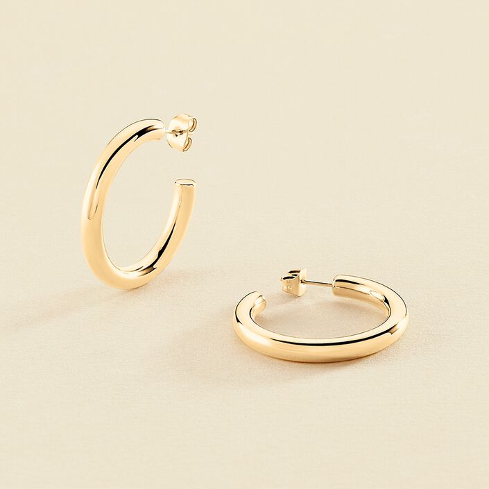 Créoles GIPSY - Doré - Boucles d'oreilles  | Agatha