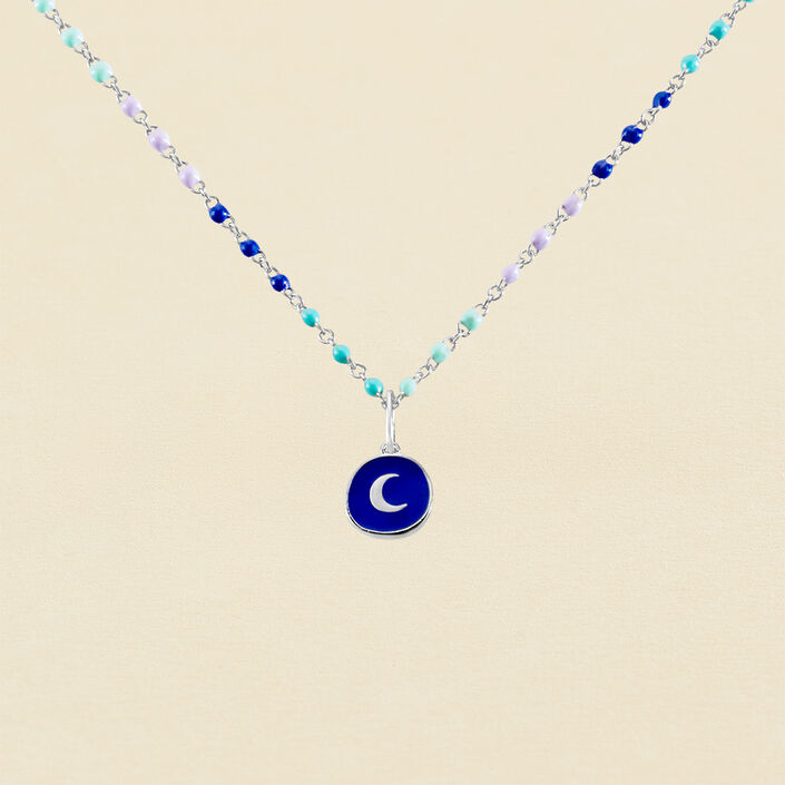 Collier ras du cou SMARTY - Bleu / Bleu - Colliers  | Agatha