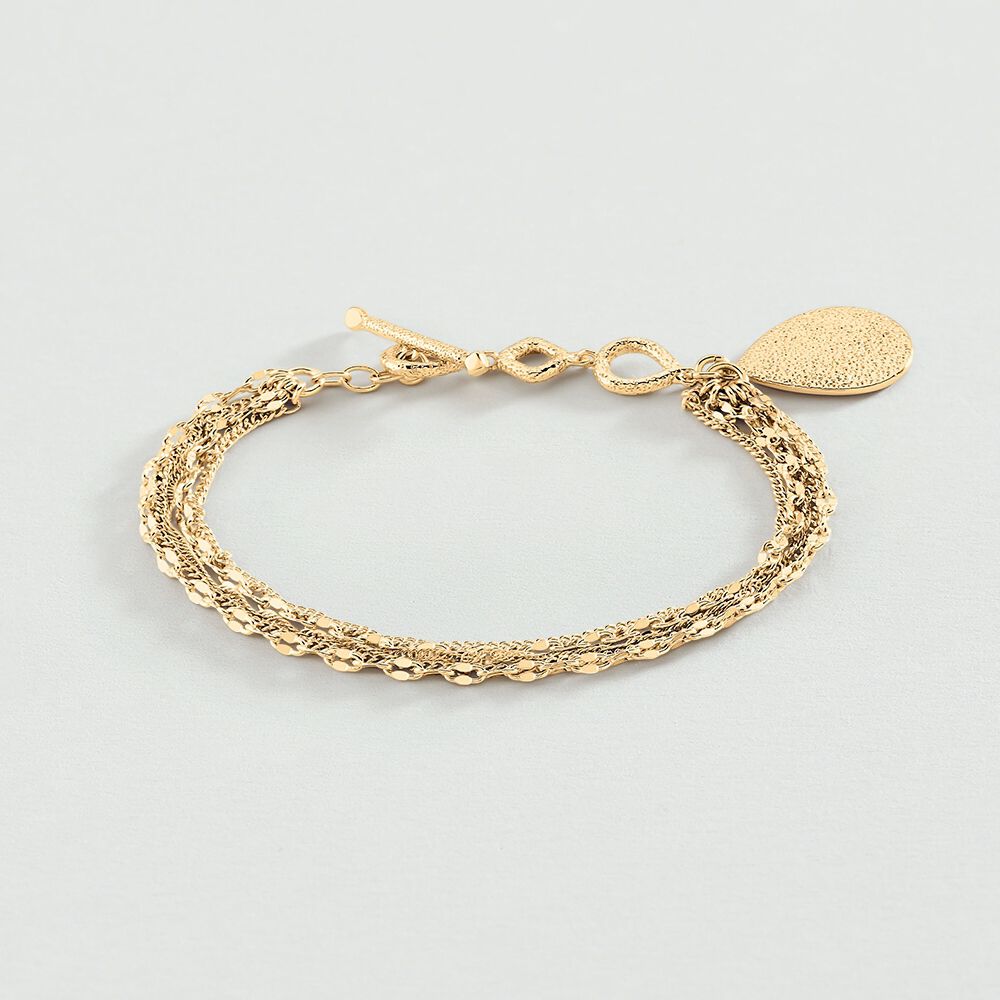Collier Avec Pendentif Feuille Doré Et Perles - Bijou Occasion Style Bohème