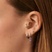 Piercing créole MAMBA - Lavande / Argenté - Piercings  | Agatha