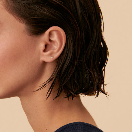 Piercing puce MINI - Cristal / Doré - Piercings  | Agatha