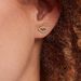 Boucles d'oreilles puces LUCKY EYE - Vert / Doré - Boucles d'oreilles puces  | Agatha