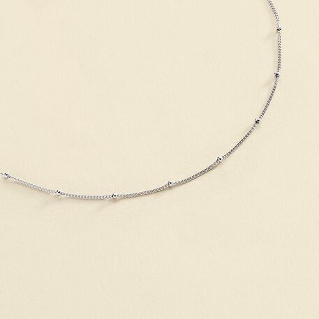 Chaine BALLSHOT - Argenté - Colliers  | Agatha
