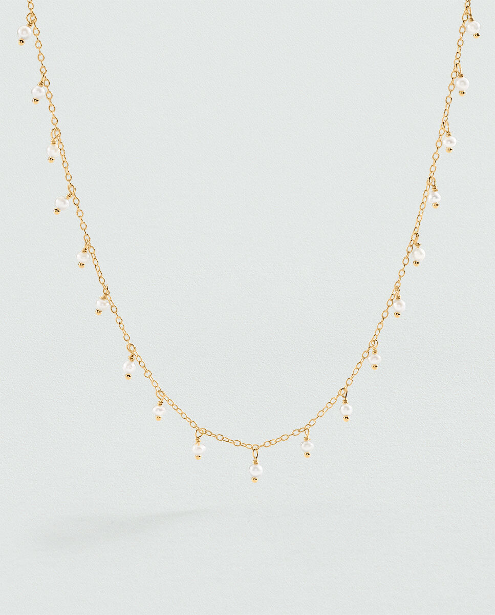 Collier ras du cou ALMA - Perle