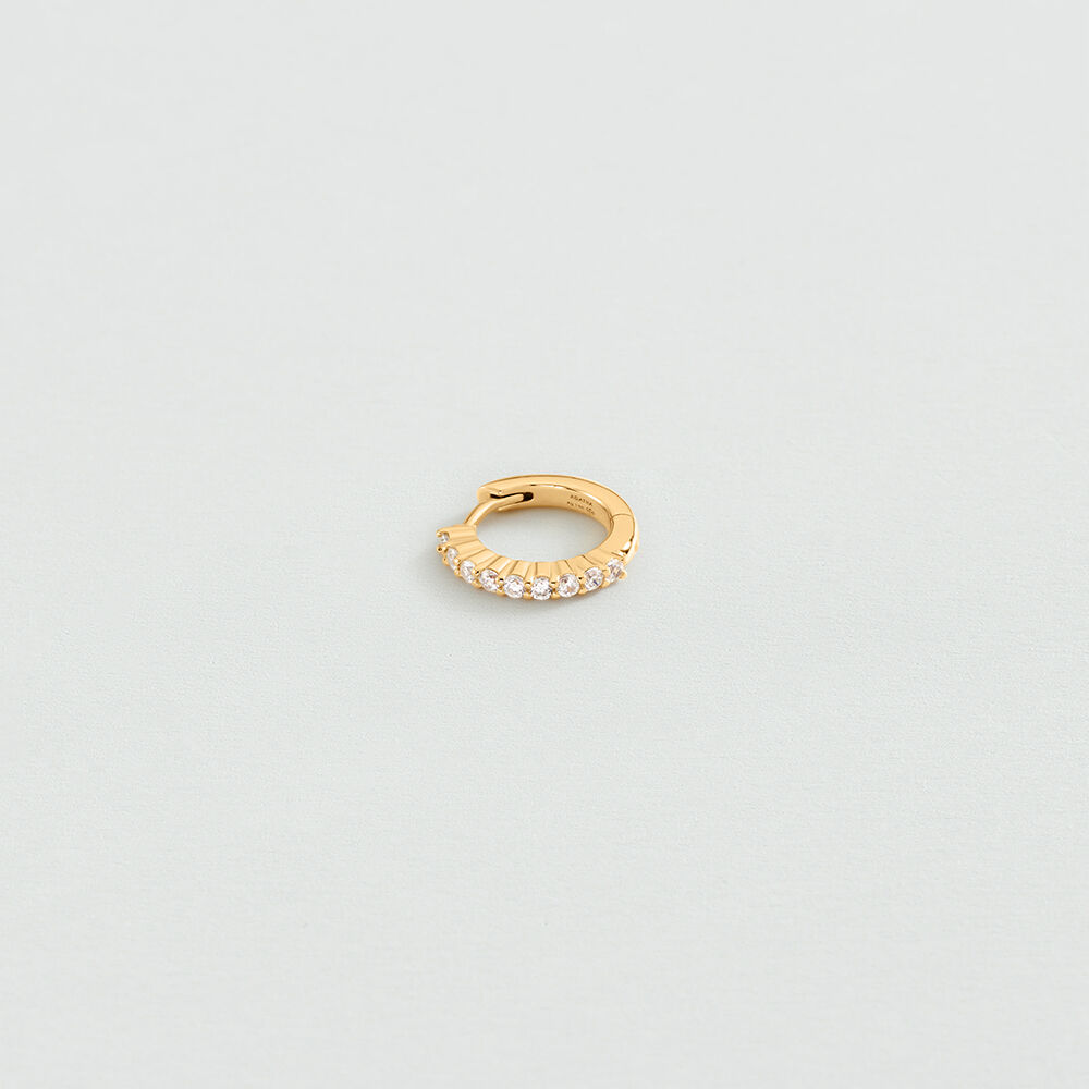 Créoles MIX & MATCH - Cristal / Doré - Créoles  | Agatha