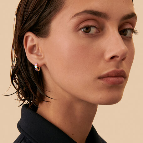 Piercing créole SPACEAGE - Multicolore / Doré - Piercings  | Agatha
