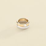 Bague large DUA - Argenté / Doré - Bagues  | Agatha
