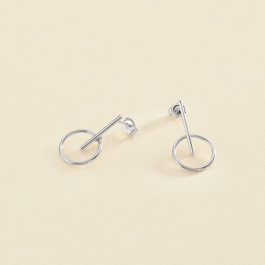 Boucles d'oreilles pendantes PHILRING - Argenté - Boucles d'oreilles  | Agatha