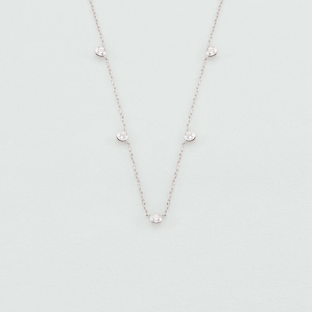 Collier ras du cou BRILLANT - Cristal / Argenté - Colliers fantaisie  | Agatha
