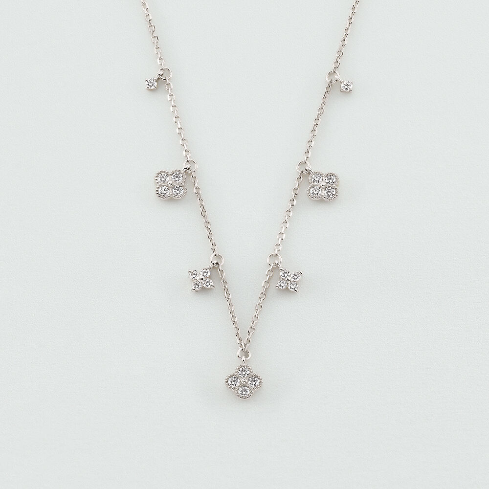 Collier ras du cou BELOVED - Cristal / Argent&eacute; - Colliers fantaisie  | Agatha