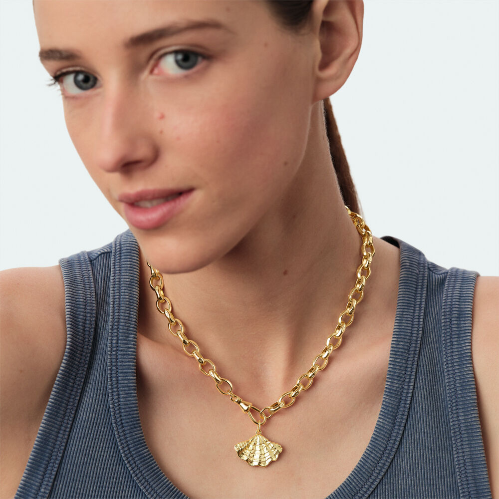 Pendentif COQUILLAGE TALISMANS - Dor&eacute; - Calypso  | Agatha