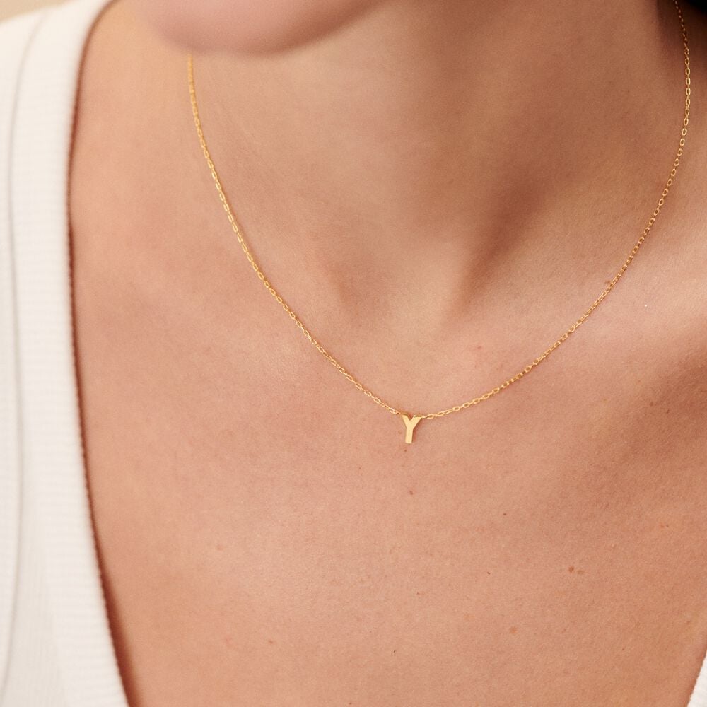 Collier ras du cou ABC - Doré - Colliers fantaisie  | Agatha