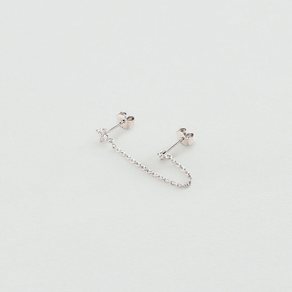 Piercing puce MIX& MATCH - Cristal / Argenté - Fête des mères  | Agatha