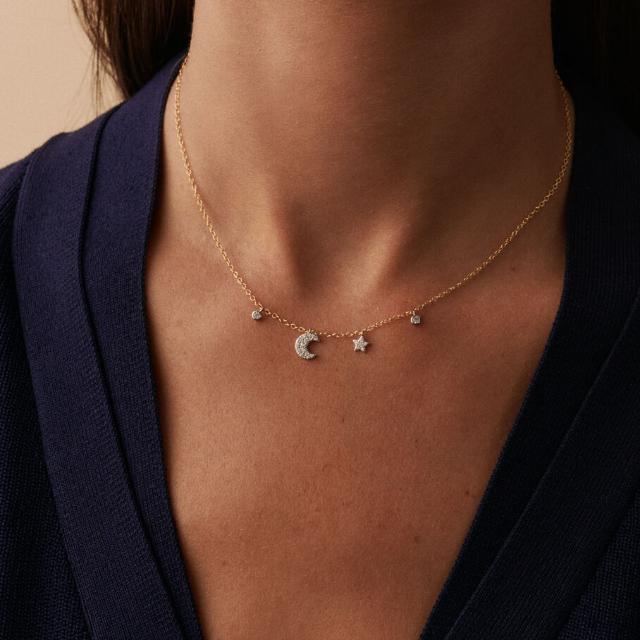 Collier ras du cou SARA - Argenté / Doré - Colliers  | Agatha