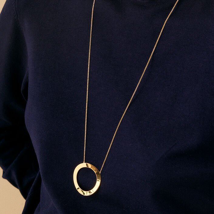 Sautoir LINES - Doré - Colliers  | Agatha