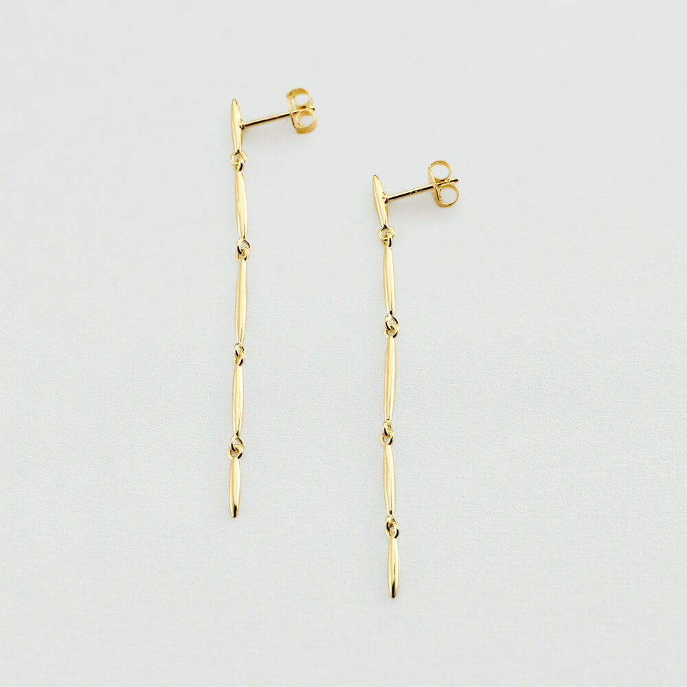 Boucles d'oreilles pendantes RADIEUX - Doré - Boucles d'oreilles pendantes  | Agatha