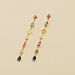 Boucles d'oreilles pendantes CASCADA - Multicolore / Doré - Boucles d'oreilles  | Agatha