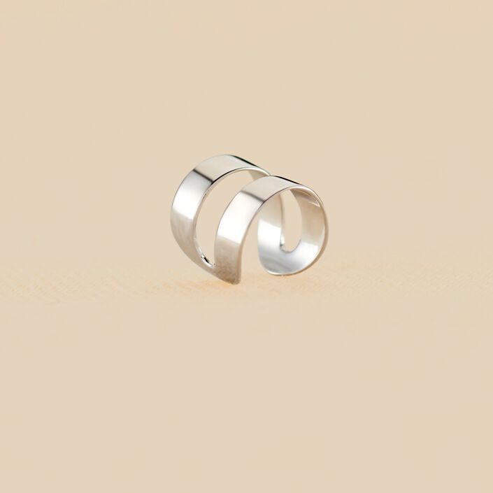 Piercing ear cuff DOBLE ARO - Argenté - Piercings  | Agatha