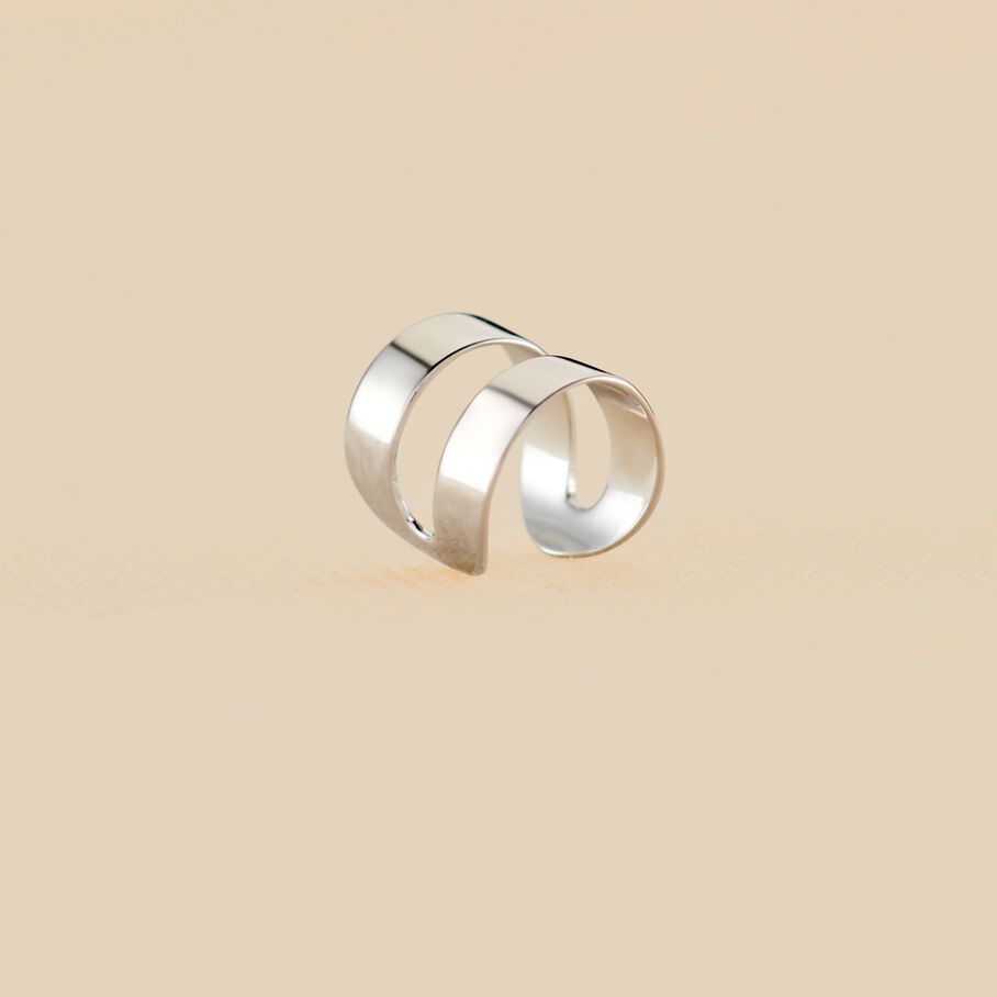 Piercing ear cuff DOBLE ARO - Argenté - Piercings  | Agatha