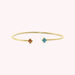 Jonc BELOVED - Multicolore / Doré - Bracelets  | Agatha