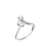 Bague fine GIOIA - Cristal / Argenté - Bagues  | Agatha