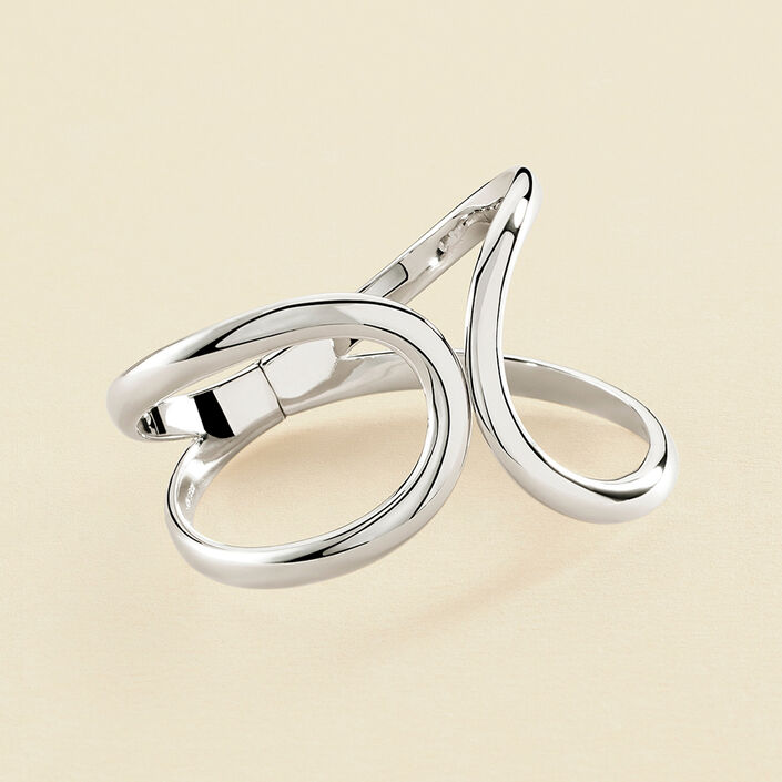 Manchette LINES - Argenté - Bracelets  | Agatha