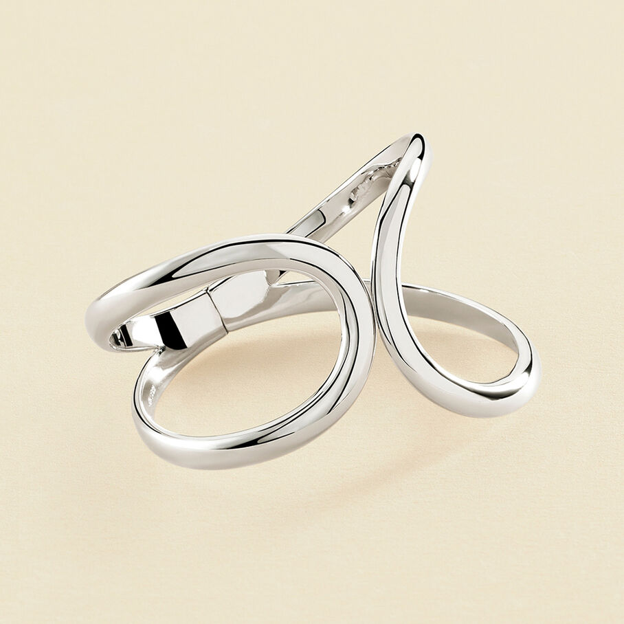 Manchette LINES - Argenté - Bracelets  | Agatha