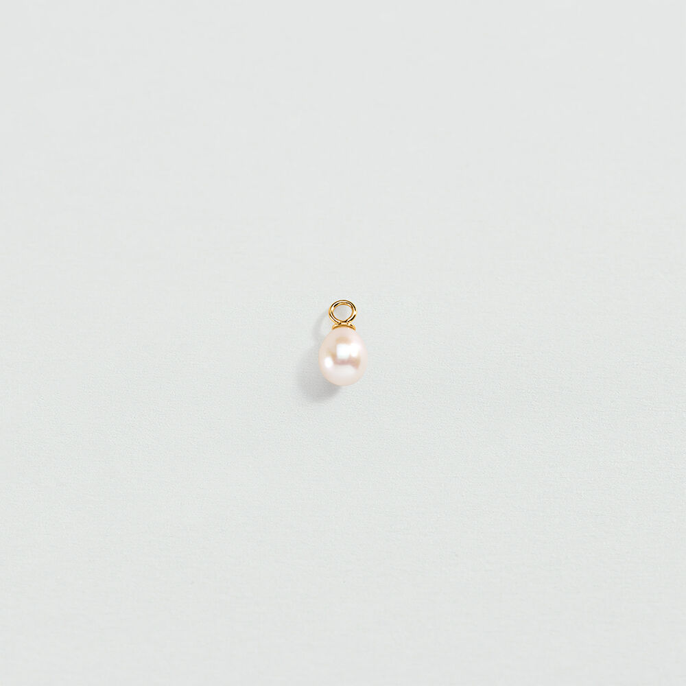 Pendentif PAMPILLE CR&Eacute;OLE PERLE - Perle / Dor&eacute; - Nouveaut&eacute;s  | Agatha